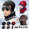 Gym Winter Cap/Muffler for Men / Women| Beanie Cap| 1 Set