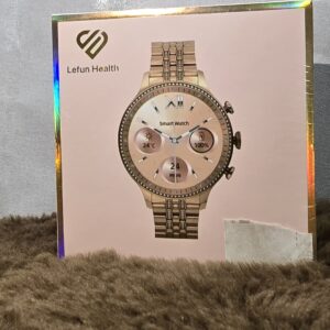 SmartFit Aen 8 Smartwatch with AMOLED HD Screen With Wellness Features Smartwatch  (Rose Gold Strap, Free Size)