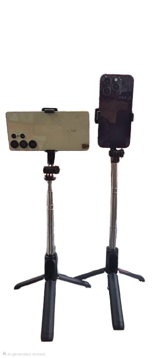 Selfie Stick with Bluetooth Remote, Foldable Tripod Stand