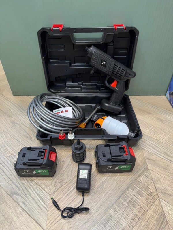 Portable Wireless Pressure Washer Gun Powerful Double 48V 12000mAh Battery