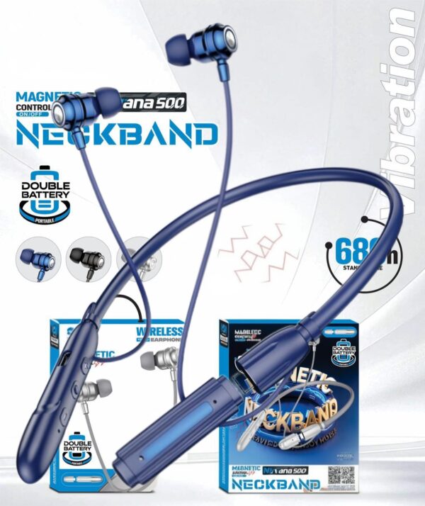 Jaado Dual Battery Neckband 680h STANDBY TIME