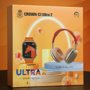 CROWN C7 Ultra 2 Smart Watch Combo