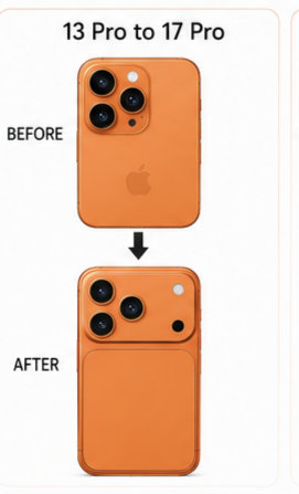 13pro to 17pro converter orange colour