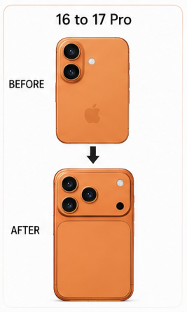 16 to 17pro converter orange