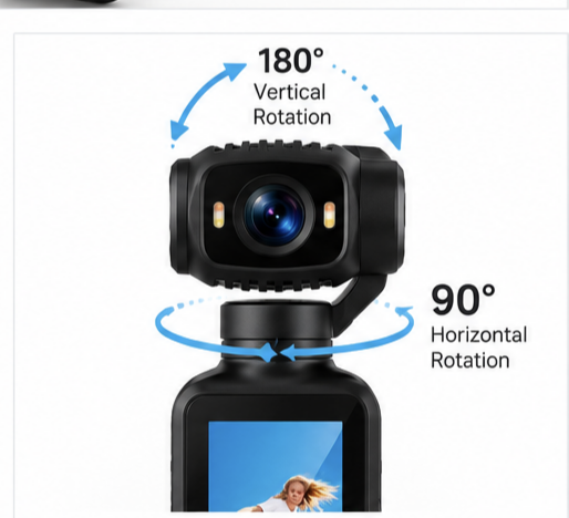 Handheld Action Camera with HD