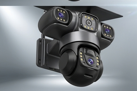 3-Lens Solar Powered 4G/WiFi Security CCTV Camera with Solar Panel G25 model