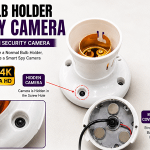 kk Wi-Fi Bulb Holder Security Camera – HD 4K Smart Camera with Mobile Remote Viewing